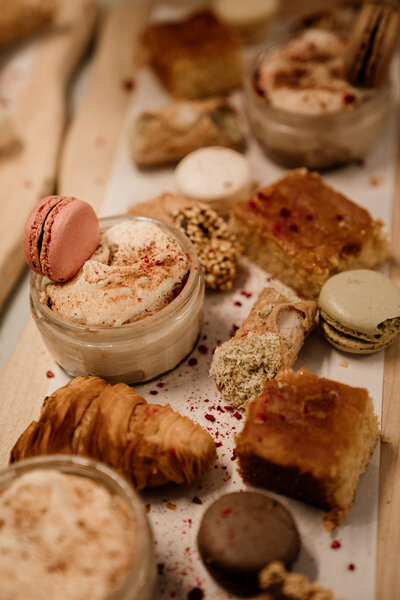 Display of Deserts from Catering at Came House