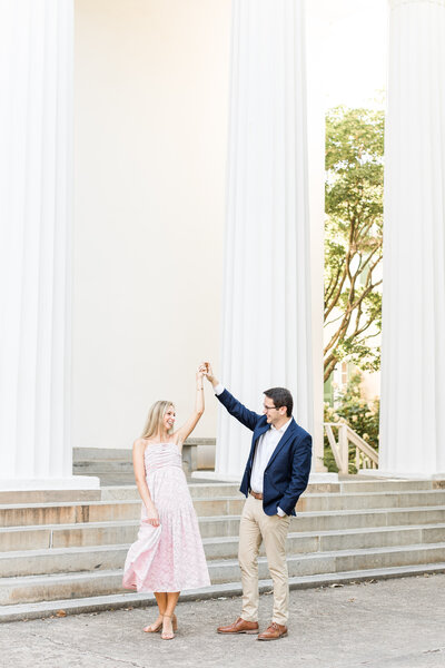 Alessandra and Alex's destination engagement session in Jekyll Island, Georgia