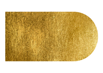 Gold metallic arch for visual treatment