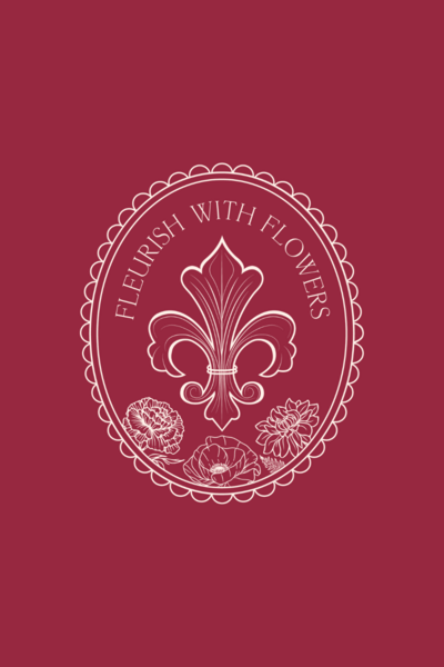 Logo design for Fleurish with Flowers, a San Francisco florist