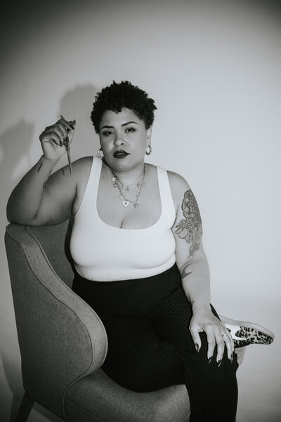 brand photography Raleigh hair stylist