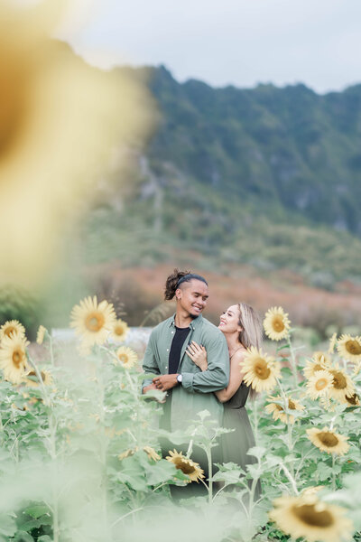 Engagement Session at Waimanalo Country Farms