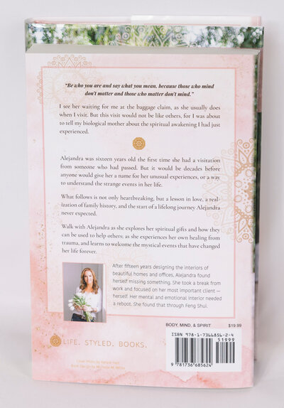 back of alejandra brady's feng shui interior design book