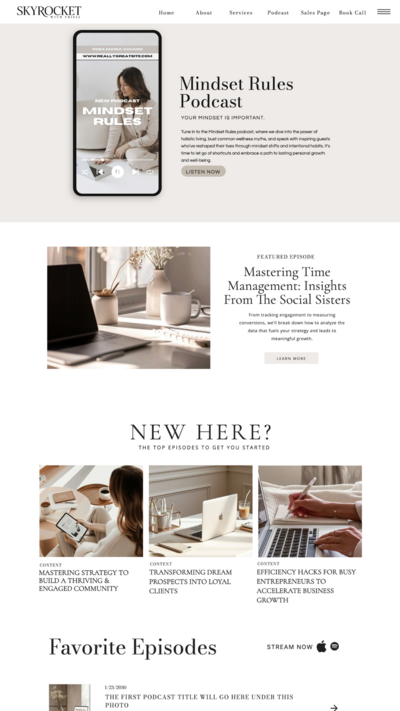 Showit Website Templates For Coaches