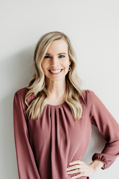 woman smiling at camera