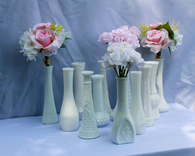 milk glass for rent
