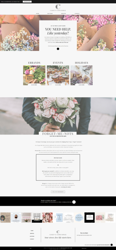 website project designer portfolio for jessie schultz photography design reveal