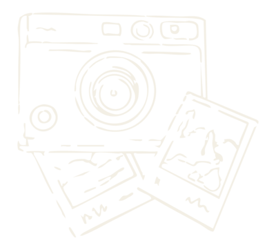 camera and polaroid illustration