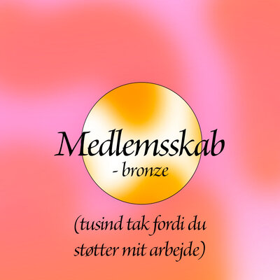 Tak fordi du støtter mit arbejde.