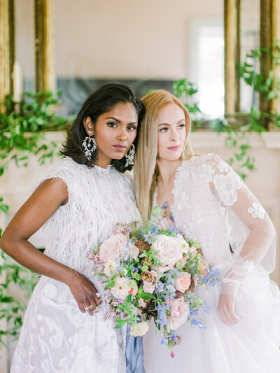 Teackle Mansion Couture Wedding brides - Photo-Manda Weaver-7