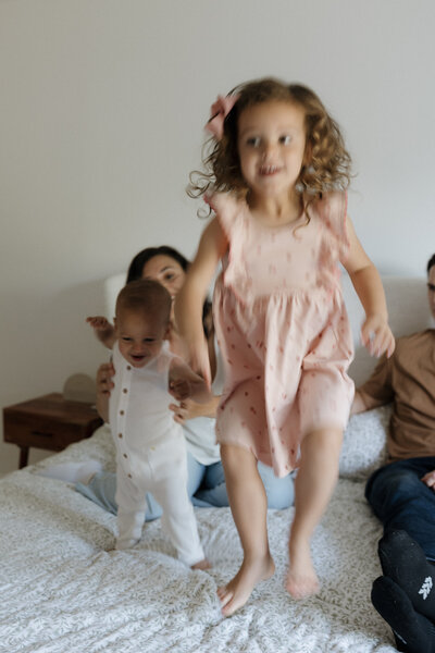Family newborn session Indianapolis documentary wedding photographer