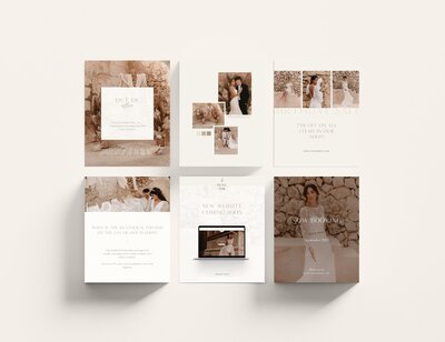 Elegant Instagram post templates for photographer
