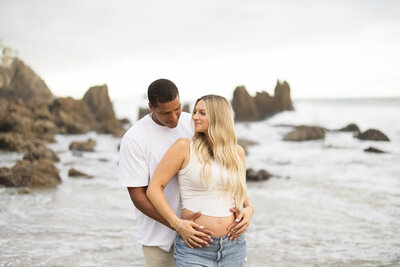 newport beach maternity photo