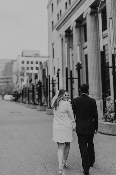 Calgary Downtown Engagement Photography