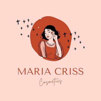 Feminine Illustration Cosmetics Logo