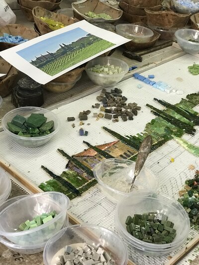 mosaic artist montepulciano