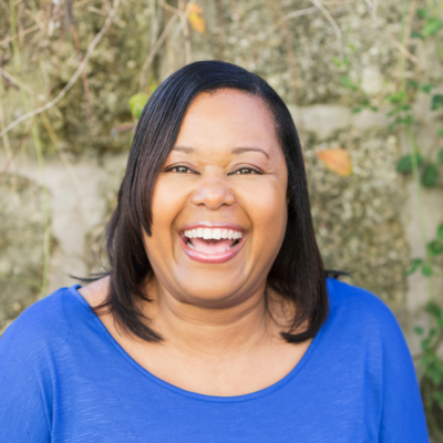 Middle age woman smiling