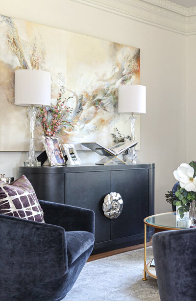 Maple Ridge Tulsa Living Room Interior Design 