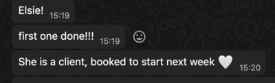 Officially fully booked! All 12 slots filled and then 2 extra fortnightly people