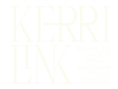 Kerri Link | Secondary Logo Ivory