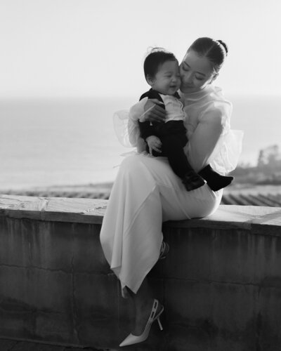 Ocean view wedding at Catalina View Gardens in Palos Verdes, California - 31