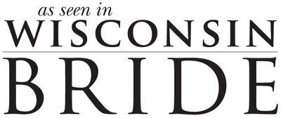 "As Seen In” logo badge showcasing Emily Barbara’s featured work as a Wisconsin wedding photographer.
