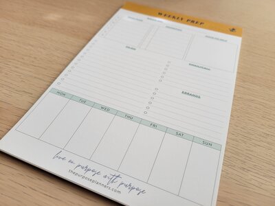 The Purpose Planners - Weekly Prep 2