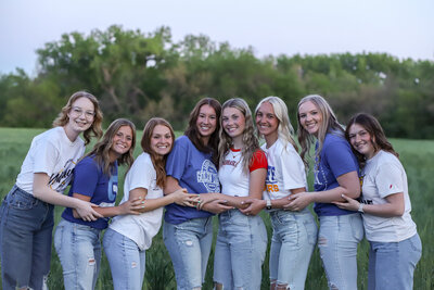 York High School Class of 2023 Senior Girls Cap & Gown Mini Session