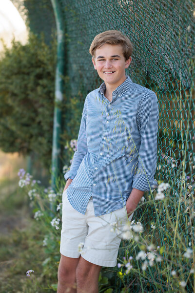Senior portrait photographer in Bay Area peninsula. Boy Senior portrait 