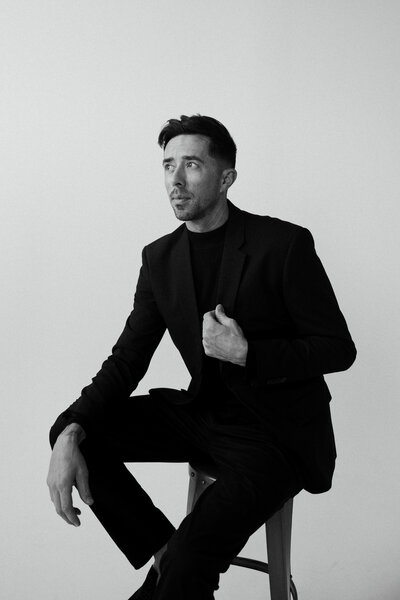 Self Portrait of the artist named PJ, who is a Montana elopement and wedding photographer for Frazier & Co. Photography