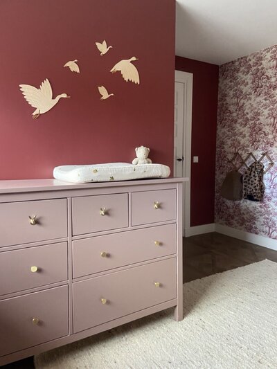 Kinderkamer rood