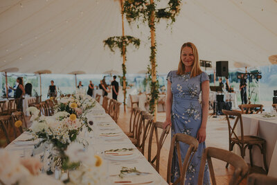 Ceremony decor at the church.