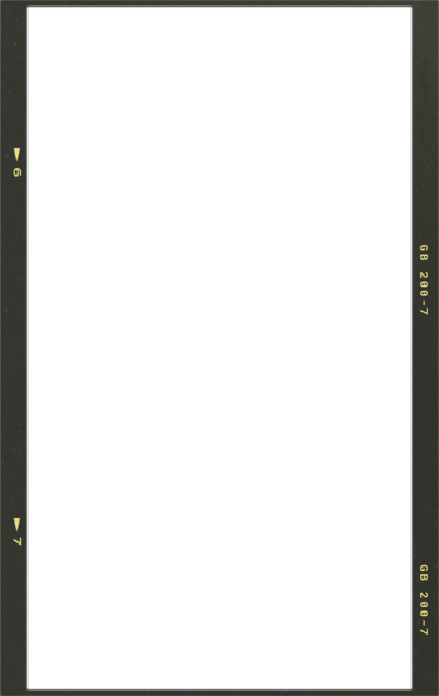 film border frame that is used to frame a slideshow.
