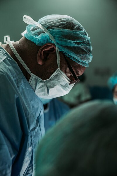 surgeon at work