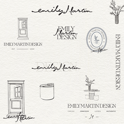 Branding for a florist showcasing creative brand design