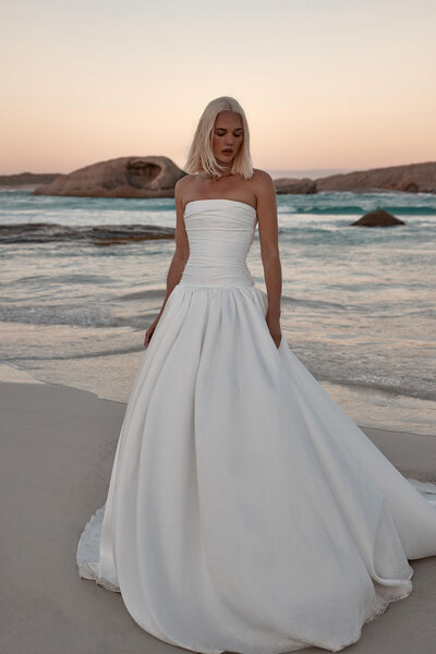 KYHA BRIDE 'Lucky' gown stocked at Sunday's Bride, London UK