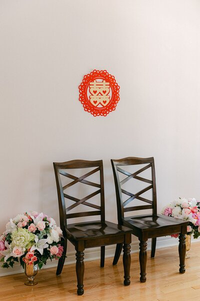 Chairs for traditional wedding ceremony