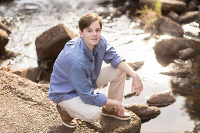 Senior Portrait of Zack who's a student at Murphy High School in Mobile, Alabama.