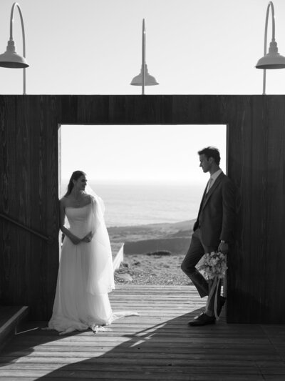 Bride and Groom dreamy wedding day portraits captured by a Wisconsin wedding photographer.