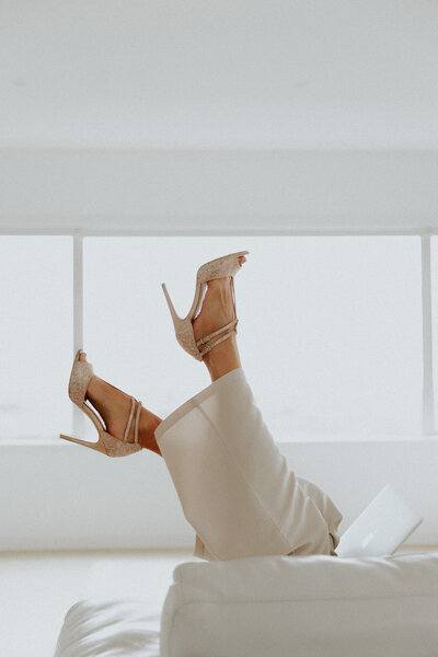 Shoes in the air