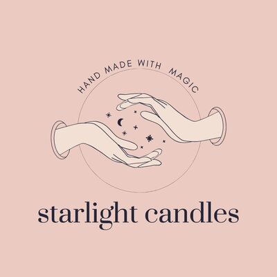 Mystic Feminine Starlight Candles Logo