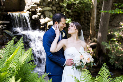 Couple's wedding at Whiteface Club and Resort, NY