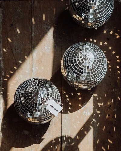 Photographie boule a facettes