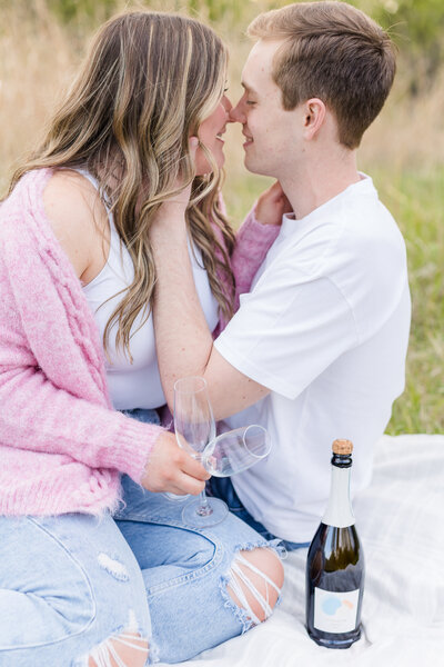 Engagement photo session in Jefferson City Missouri by Bella Faith Photography