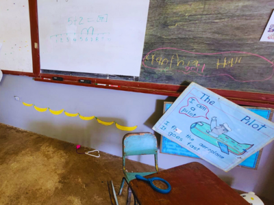 Rocksteady University Charity Jamaican Classroom  After Hurricane Beryl
