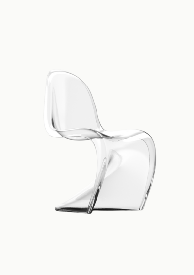 Panton Chair in doorichtig kunsstof
