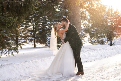 Whimsical Winter Wedding in Ontario - One12 Photography
