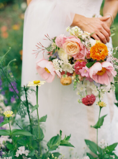 Garden party Bridal bouquet