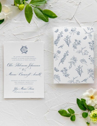 Monogram-Invitaiton