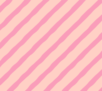 Playful pattern with white stripes horizontal and a pink background